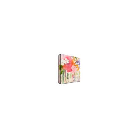 Trademark Fine Art Sheila Golden 'Pink Floral Shadows' Canvas Art, 26x32 SG095-C2632GG